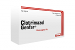 CloTRIMAZOL Crema Vaginal 1% Genfar Caja Con Tubo Con 40 G + 6 Aplicadores