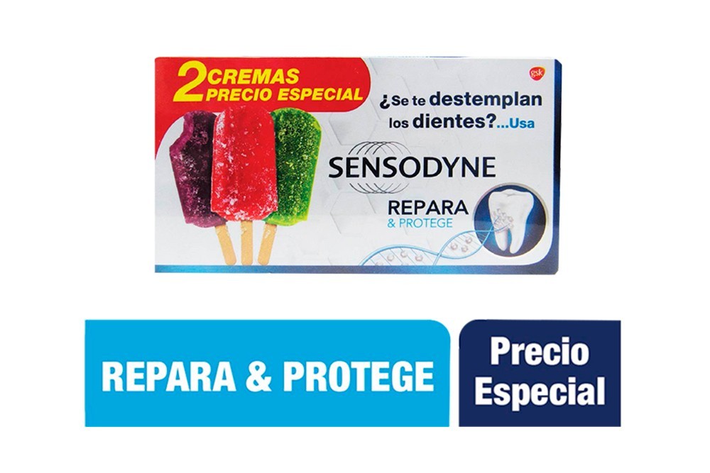 Crema Dental Sensodyne Repara & Protege Caja Con Tubo Con 100 g