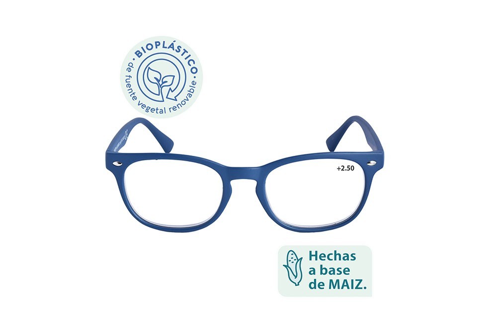 Gafas De Lectura Bio M 2 50 Azul Empaque Con 1 Unidad Col