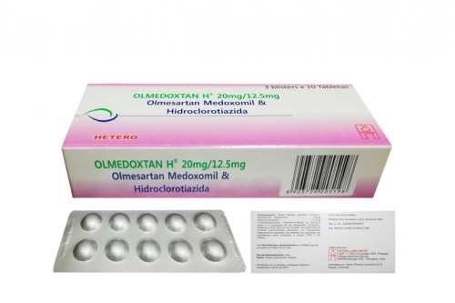 Olmedoxtan H 20 +12.5 Caja Por 30 Tabletas Rx4