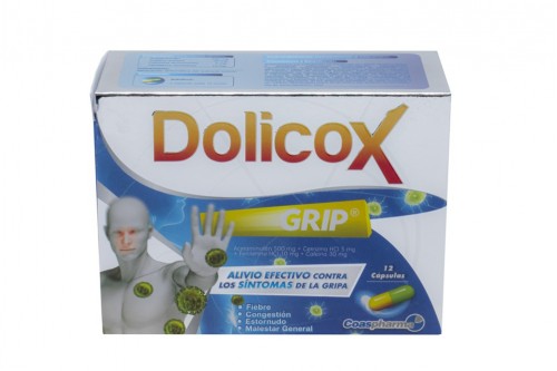 Dolicox Grip Caja Con 12 Cápsulas