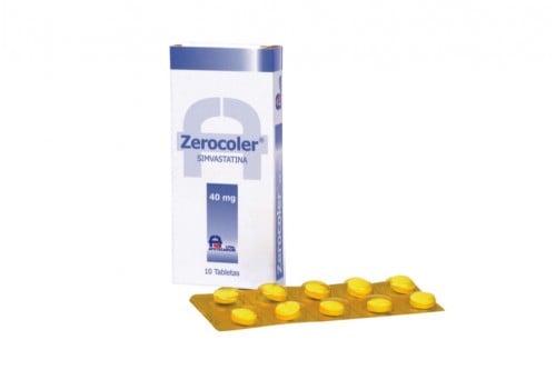 Zerocoler 40 Mg Caja De 10 Tabletas Recubiertas Rx