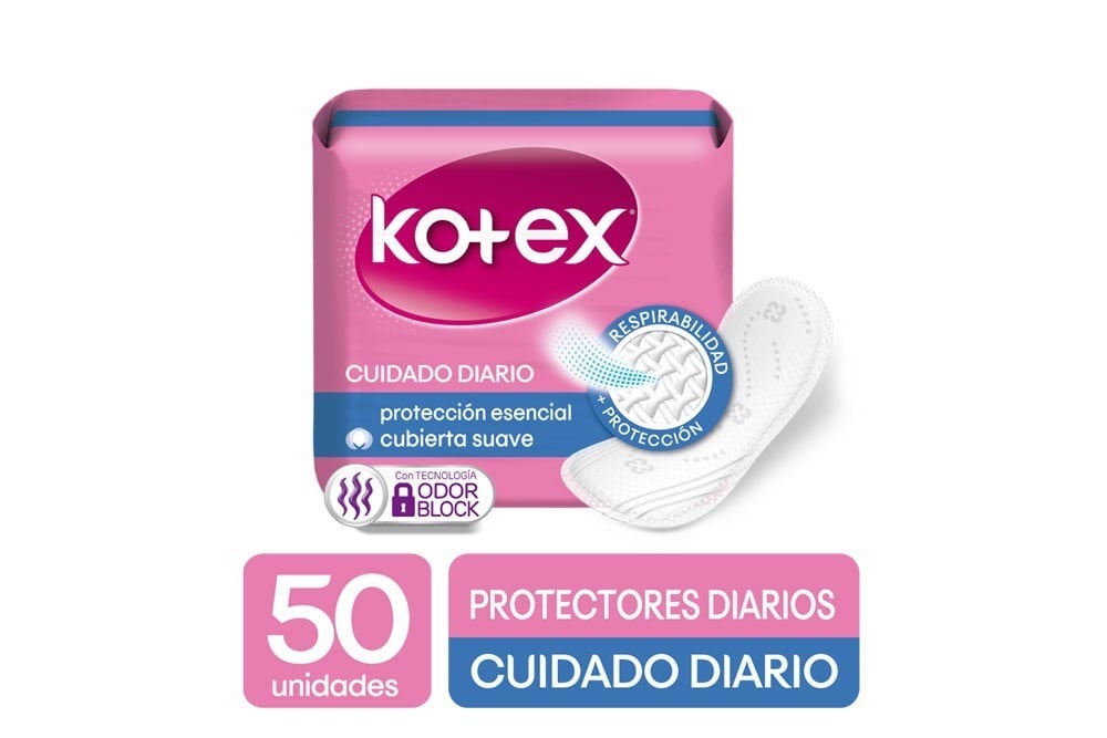 Protec Kotex Days Cuidado Diario Paquete Por 50 Unidades