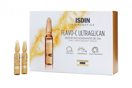 Isdinceutics Flavo-C Ultraglican Serum Caja Con 30 Ampollas Col