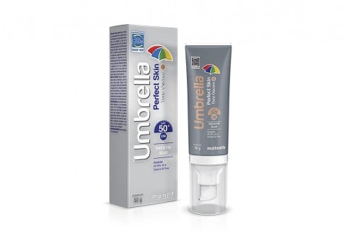 Protector Solar Umbrella Perfect Skin Tono Oscuro Spf 50 Caja Con Tubo Con 50 g