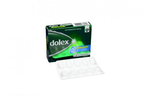 Dolex Avanzado 500 Mg Caja Con 10 Tabletas