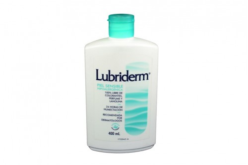 Lubriderm Piel Sensible Frasco Con 400 mL