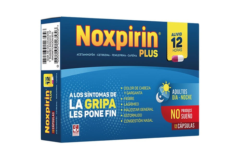 Noxpirin Plus Caja Con 12 Cápsulas Col - Id Reusar