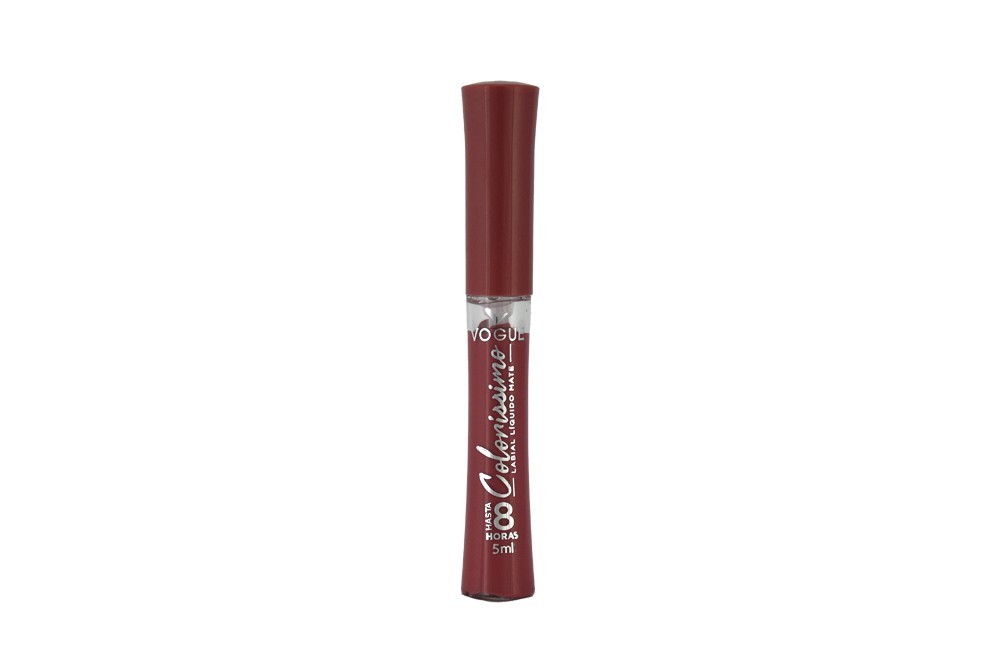 Labial Líquido Mate Vogue Colorissimo Canela En Tubo Por 5 mL