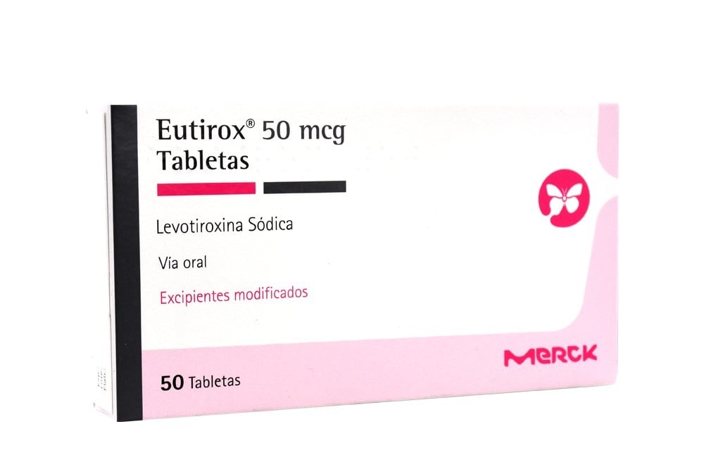 Eutirox 50 Mcg Caja Con 50 Tabletas Rx Rx4