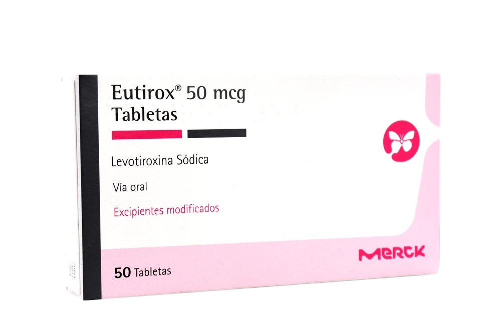 Comprar Eutirox Merck 50 Mcg Caja Con 50 Tabs Rx Farmalisto