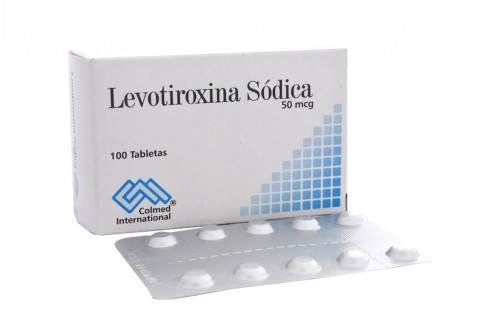 LevoTIROXINA Sodica 50 Mcg En Caja Por 100 Tabletas Rx Rx4