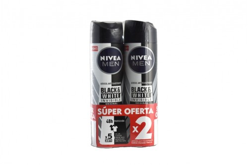 Antitranspirante Nivea Men Stress Aerosol 2 unidades Con 150 mL