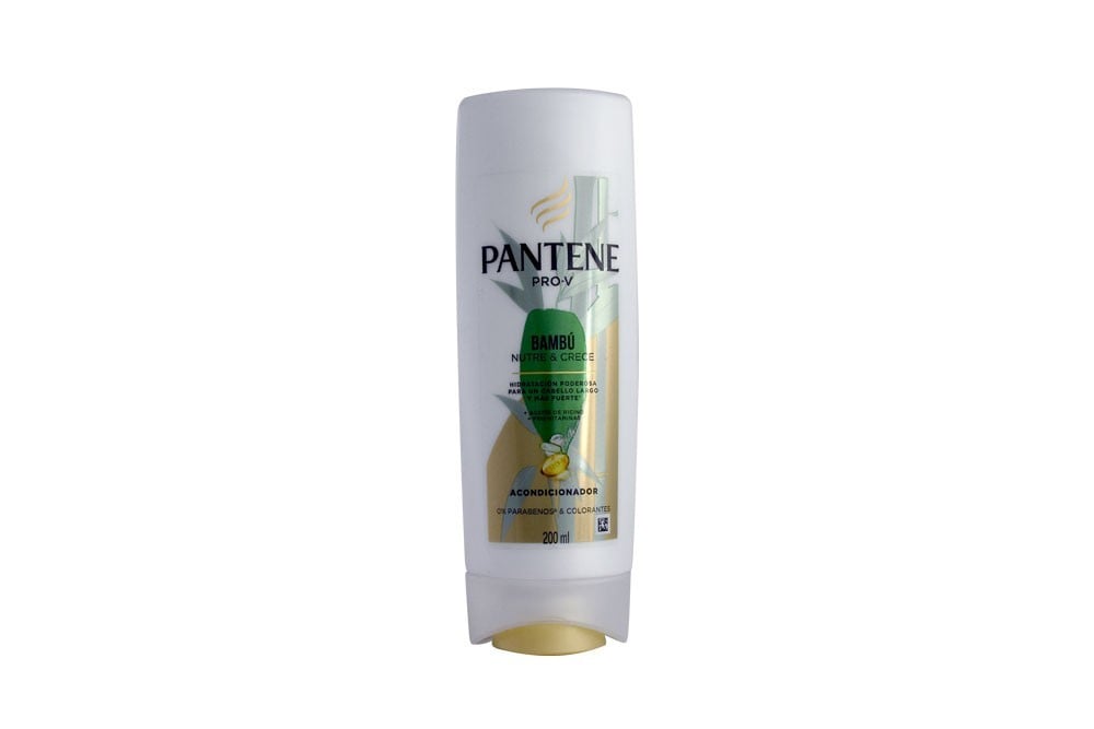 Acondicionador Pantene Control Caída Bambú Frasco De 200 mL