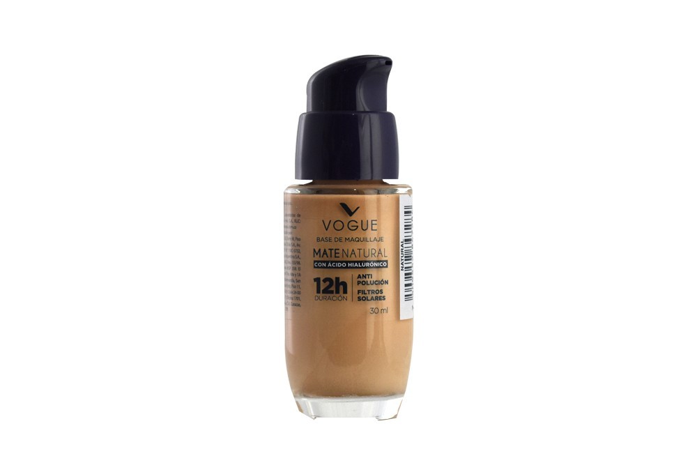 MAQUILLAJE LIQUIDO MATE NATURAL VAL AH NATURAL FRASCO 30 ML