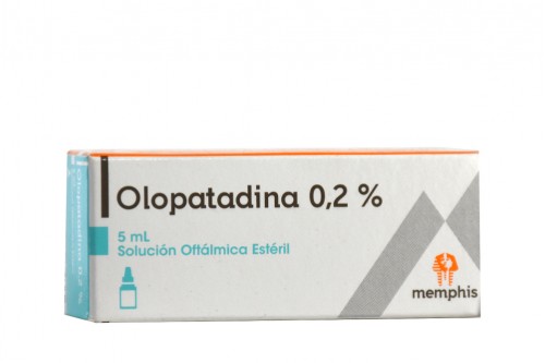 Olopatadina Clorhidrato 0.2% Solución Oftálmica Frasco De 5 Ml