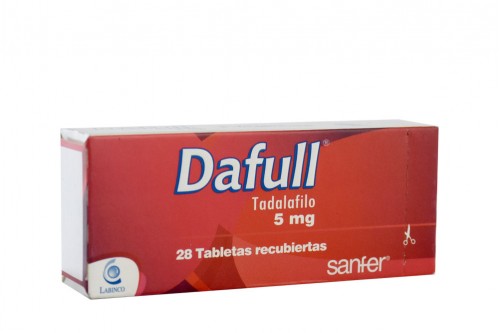 Dafull 5 mg Caja Con 28 Tabletas Rx Rx4