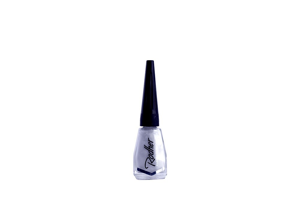 Esmalte Rodher Tono Blanco Perlado En Frasco Por 10 mL