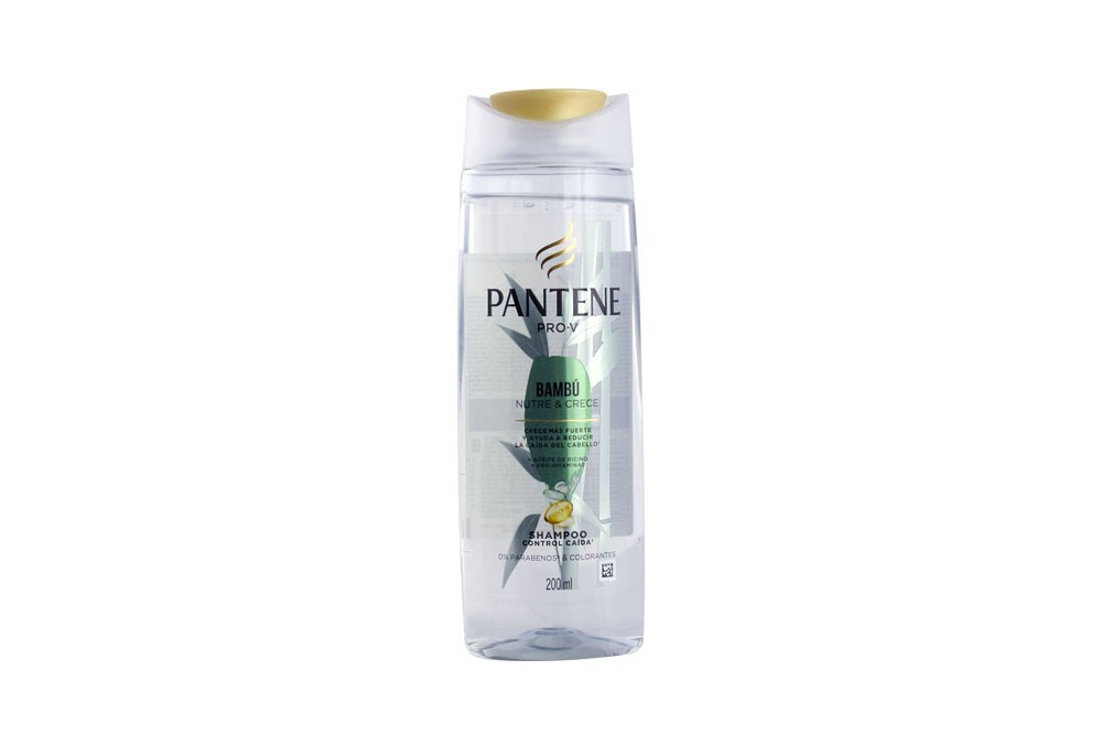 Shampoo Pantene Control Caída Bambú Frasco De 200 mL