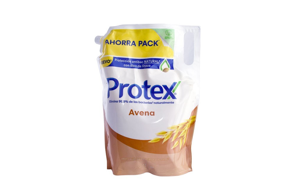 Jabon Protex Avena Liquido Doypack Frasco De 1300 mL