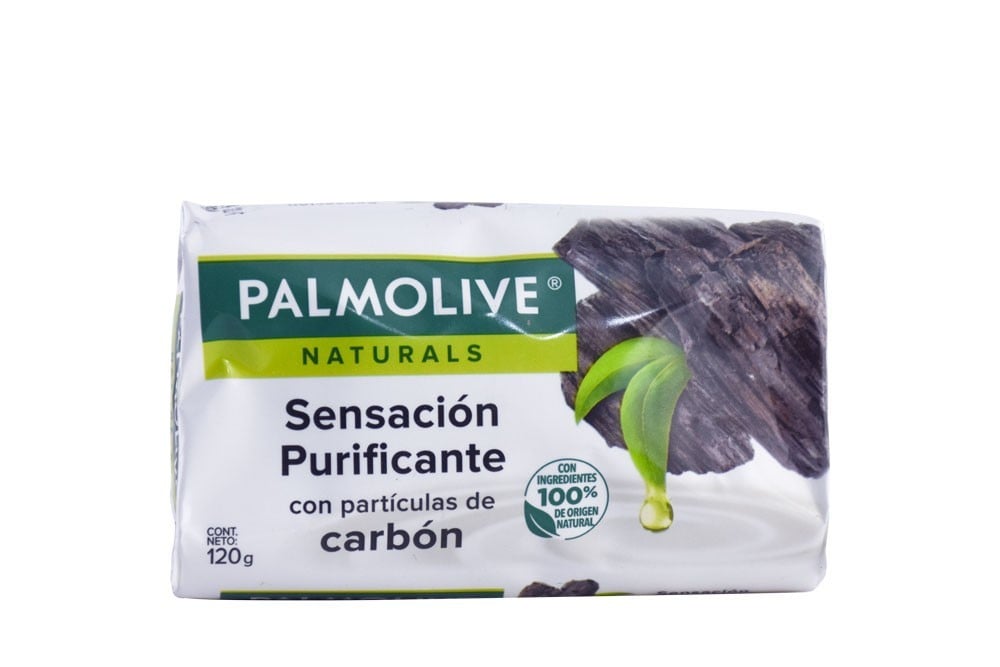 Jabón Palmolive Carbón Caja Con Barra De 120 Gramos