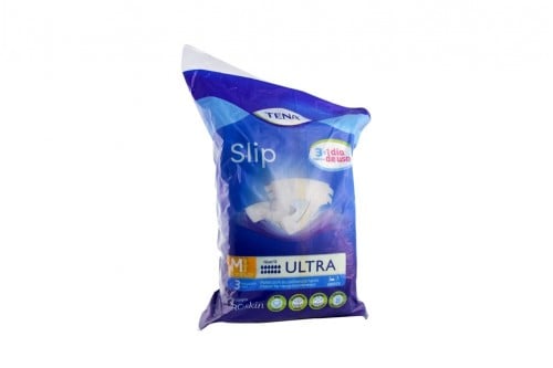 Pañal Tena Slip Ultra Medium Bolsa Por 3 Unidades