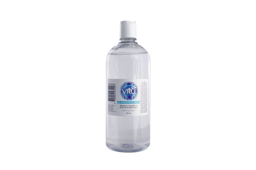 Gel Antibacterial Vitu En Frasco Por 950 mL