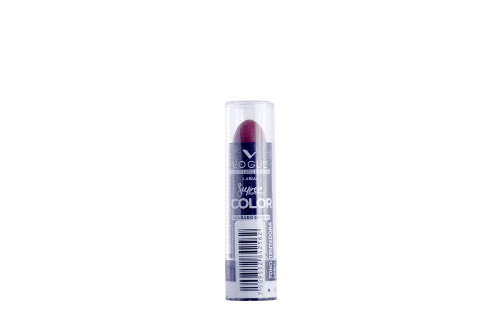 Labial Super Fantastic Color Acabado Sedoso Tentadora De 4g