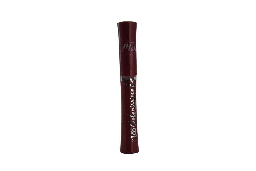 Labial Líquido Colorissimo Mate Merlot En Tubo Por 5 mL