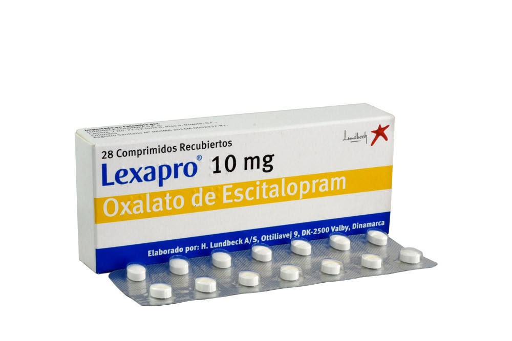 Lexapro 10 Mg Caja Con 28 Tab Biolatam Rx