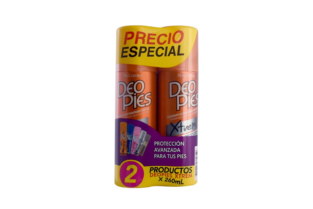 Desodorante Para Pies Recamier Xtrem 260 ml