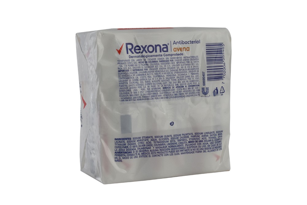 Comprar Jabón Rexona Antibacterial Avena En Farmalisto Colombia 6139