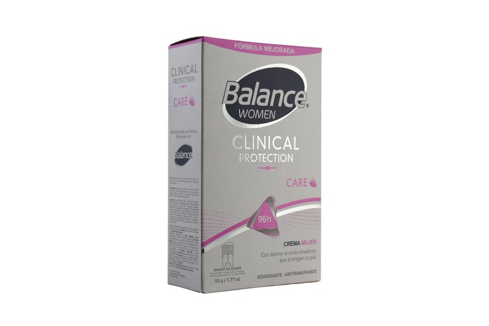 Desod Balance Crema Clinical Care Women Barra De 50 Gr