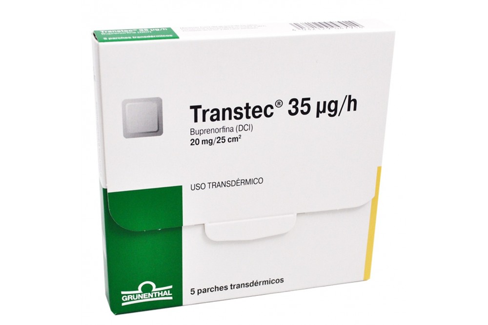 Transtec 35 Mcg Caja Con 5 Parches Rx-Rx1-Rx6