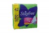 Toalla Higiénica Stayfree Adapt Plus Ultra Delgada En Empaque Con 42 Unidades.