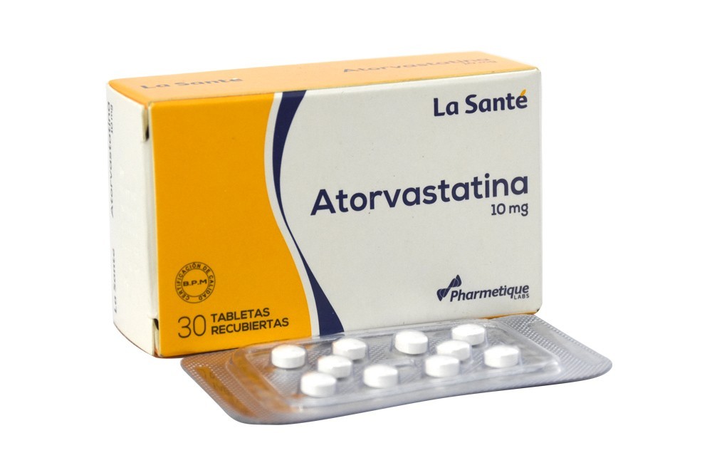 Atorvastatina 10 mg La Sánte Caja Con 30 Tabletas Rx Rx4