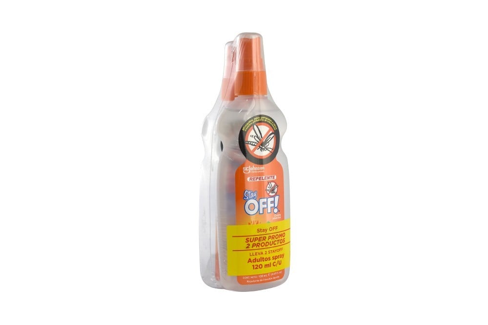 REPEL STAY OFF ADULTOS 2 FRASCOS DE 120 ML