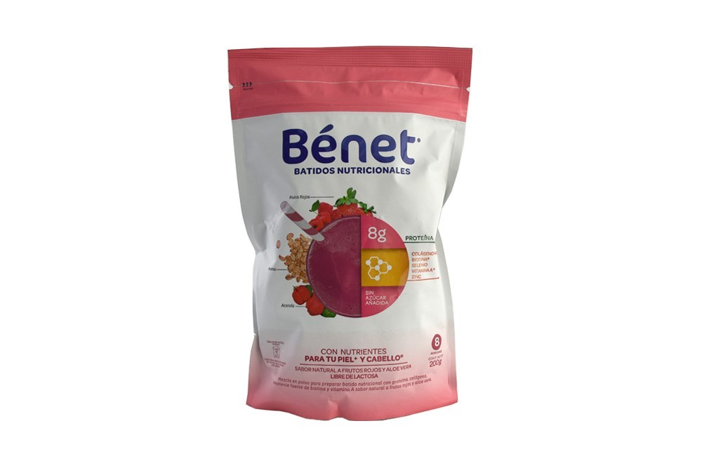 BENET BATIDO NUTRICIONAL PIEL Y CABELLO DOYPACK 200 GRAMOS