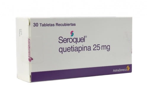 Seroquel 25 mg Caja Con 30 Tabletas RX- RX4