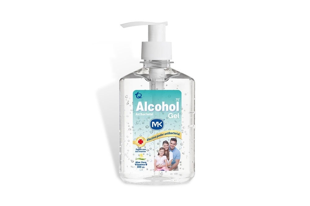 Gel Antibacterial Tópico Mk Frasco Con 300 Ml