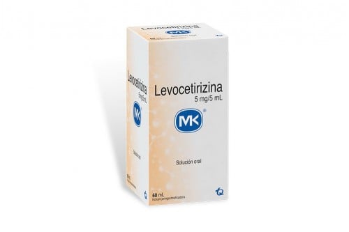 Levocetirizina Mk 5 Mg / 5 Ml Sabor Cereza 1 Mg / 1 Ml En Frasco Por 60 Ml