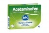 Acetaminofén Mk 500 Mg Caja Con 16 Tabletas Cubiertas