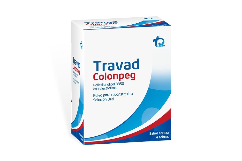 Travad Colonpeg Sabor Cereza Caja Con 4 Sobres