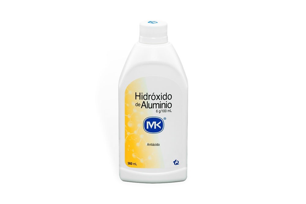 Hidróxido Aluminio 6 Gr/100 Ml Caja Con Frasco 360 Ml M.K