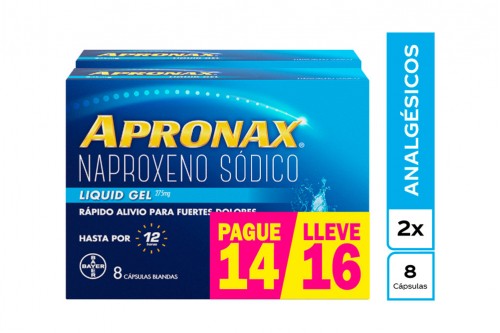 Apronax Caja Con Cáp.Pague 14 Lleve 16 Capsulas