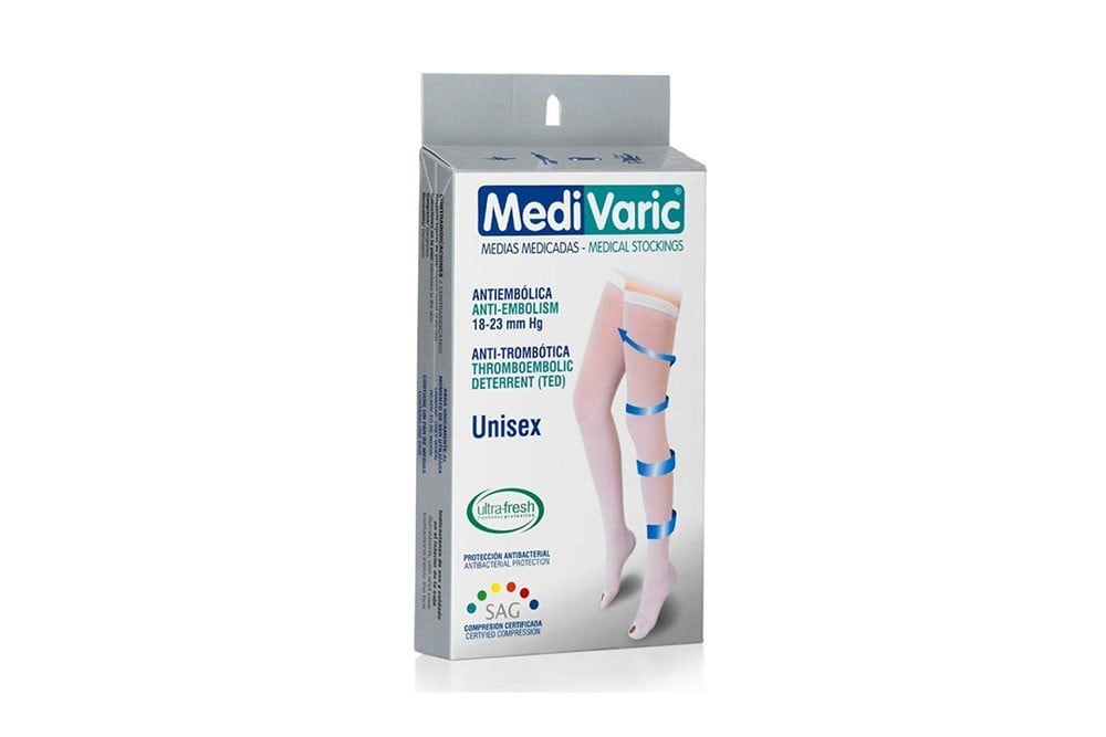 Media Antiembolica Medivaric Talla S Muslo Caja Con 1 Par