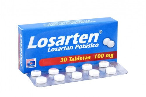 LOZARTEN 100 MG CAJA 30 TABLETAS LABQU Rx4