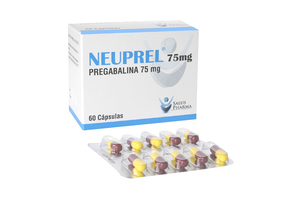 Neuprel 75 mg Caja Con 60 Cápsulas Rx Rx1