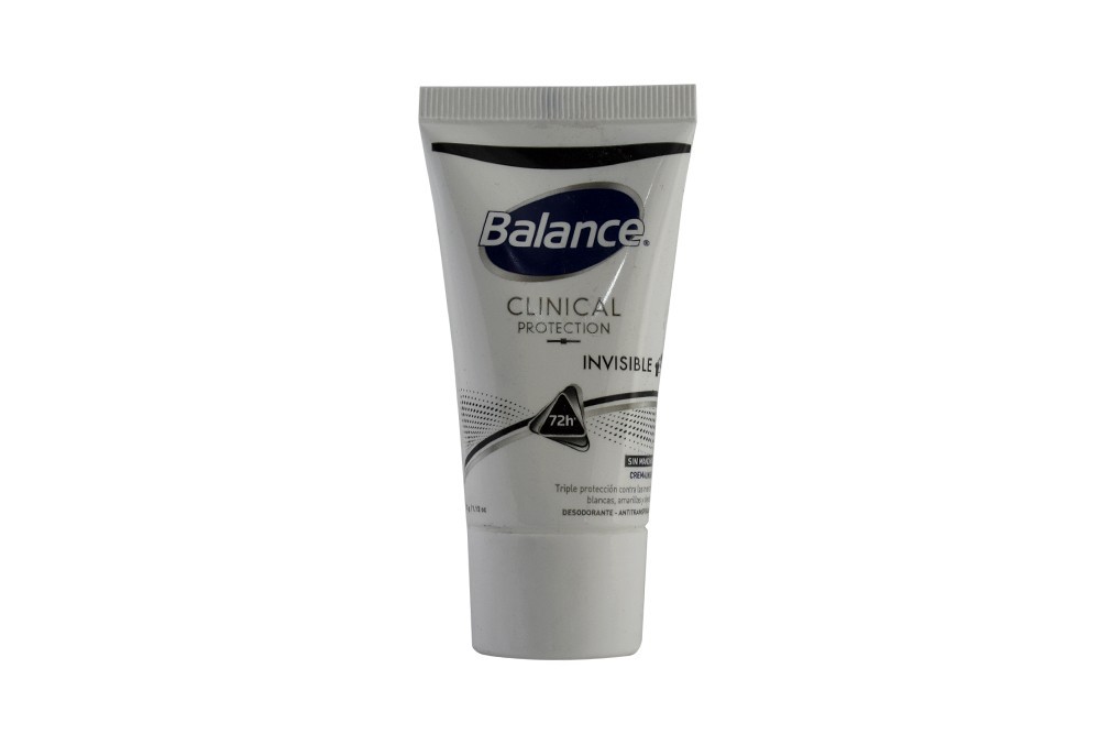 Desodorante Balance Crema Clinical Invisible De 32 Gramos