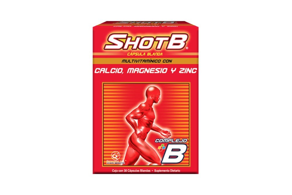 Precio Shot B Multivitamínico 2 Con 30 Cápsulas Farmalisto